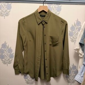 100% Silk J. Crew Button down